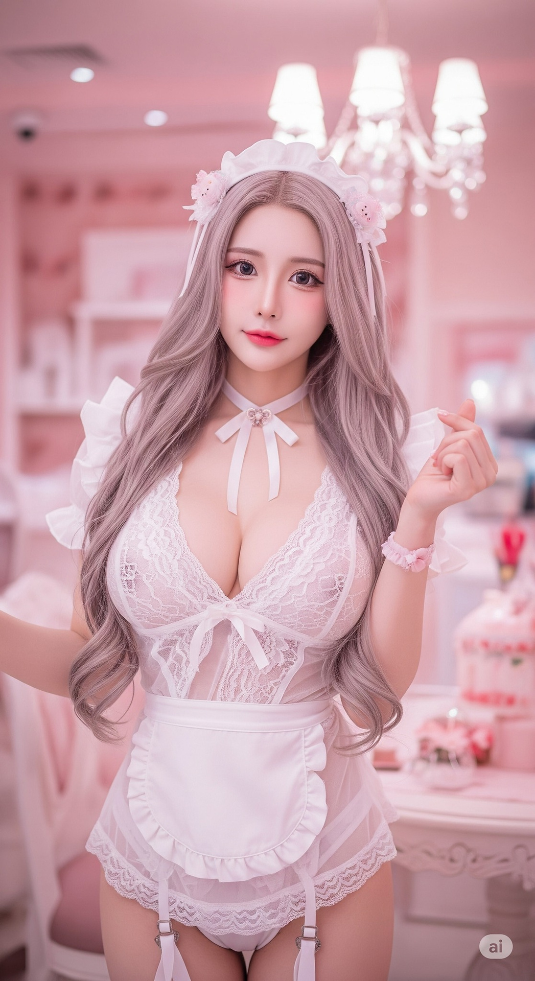 今天扮演女僕