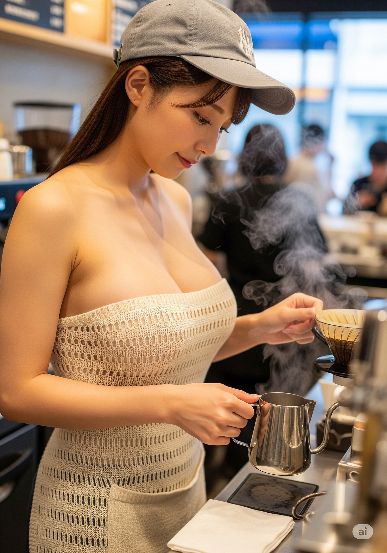 "Beautiful" encounters surrounded by the aroma of coffee