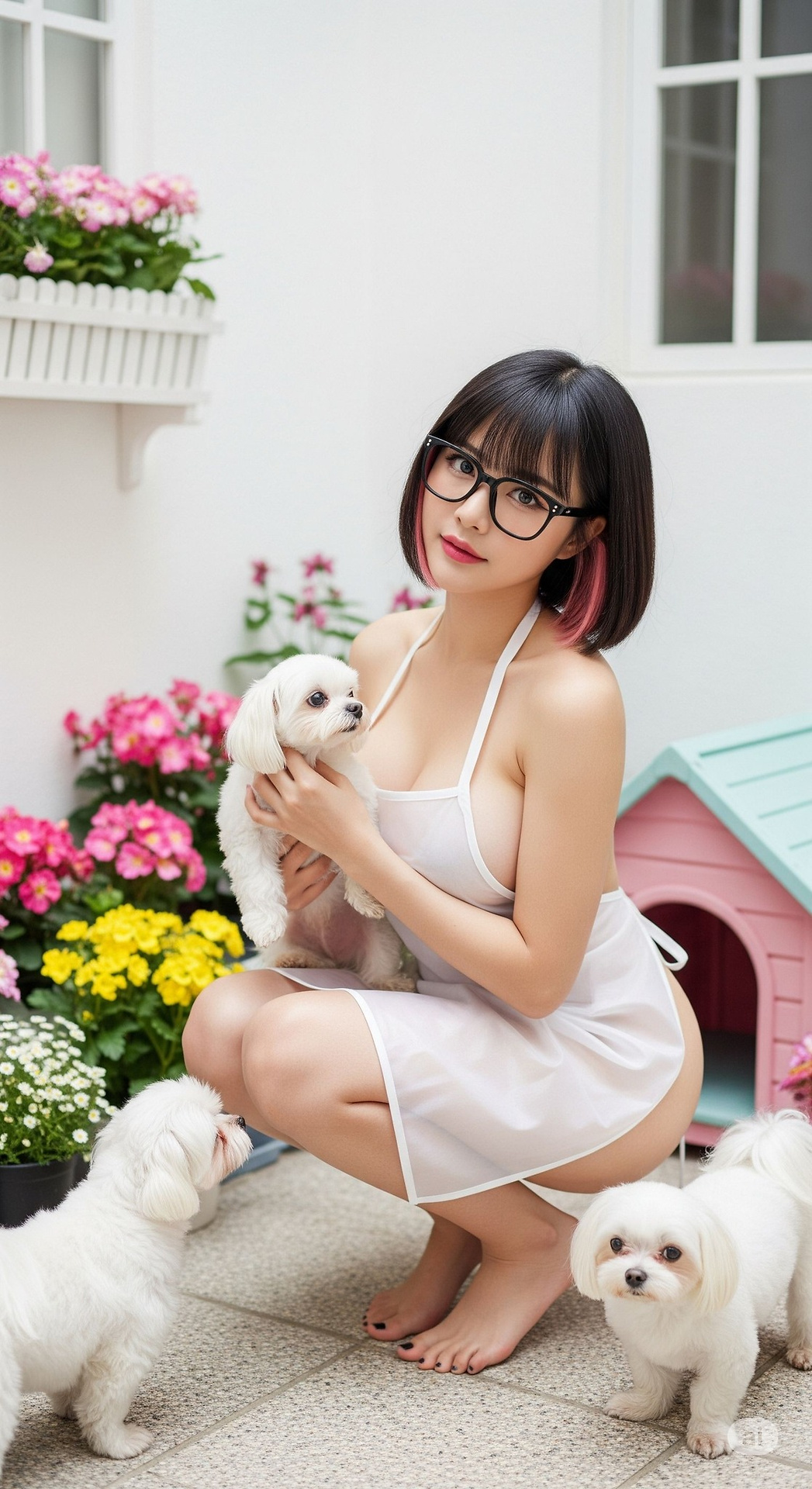 家政婦．庭院