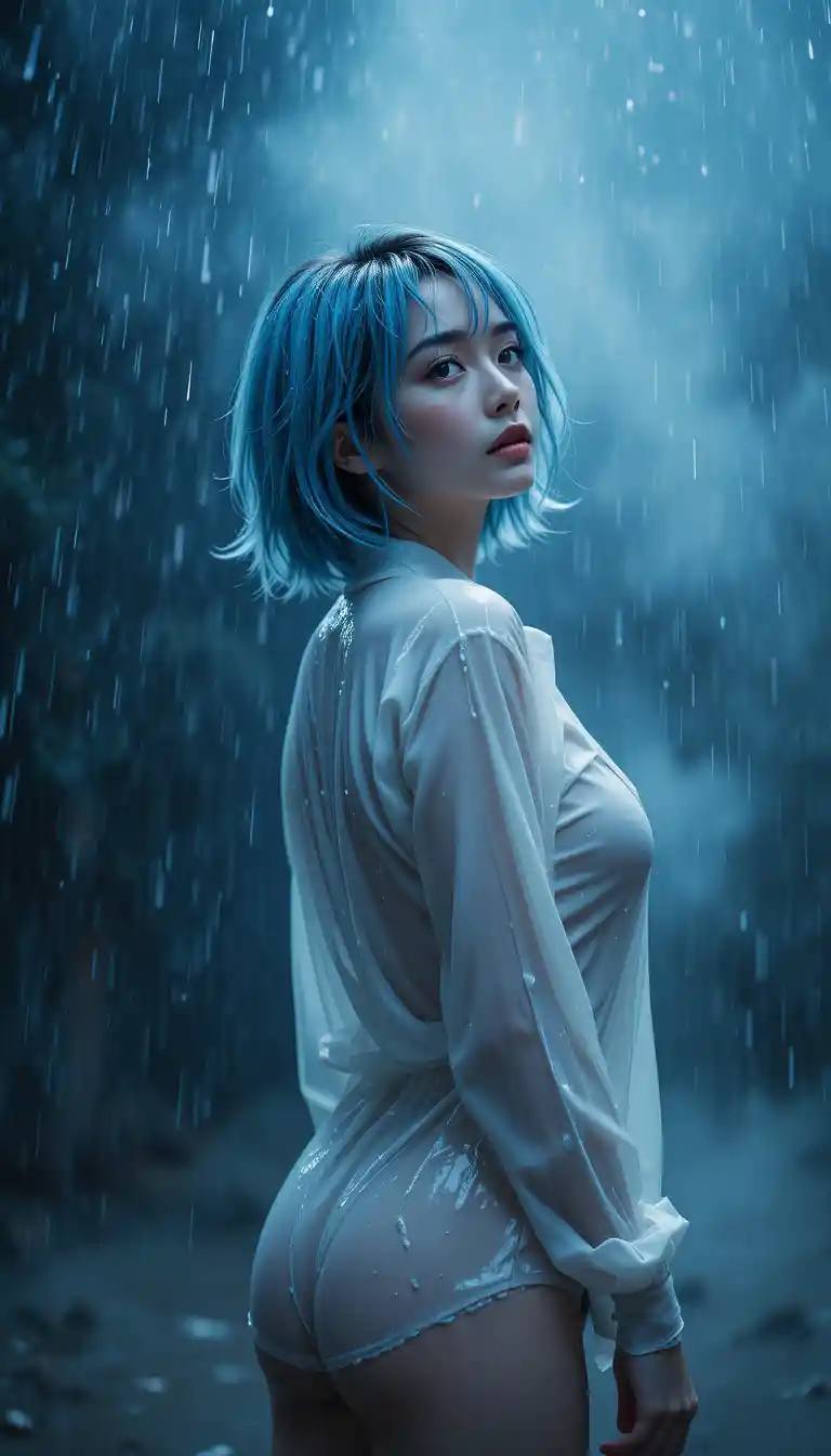 It's raining outside