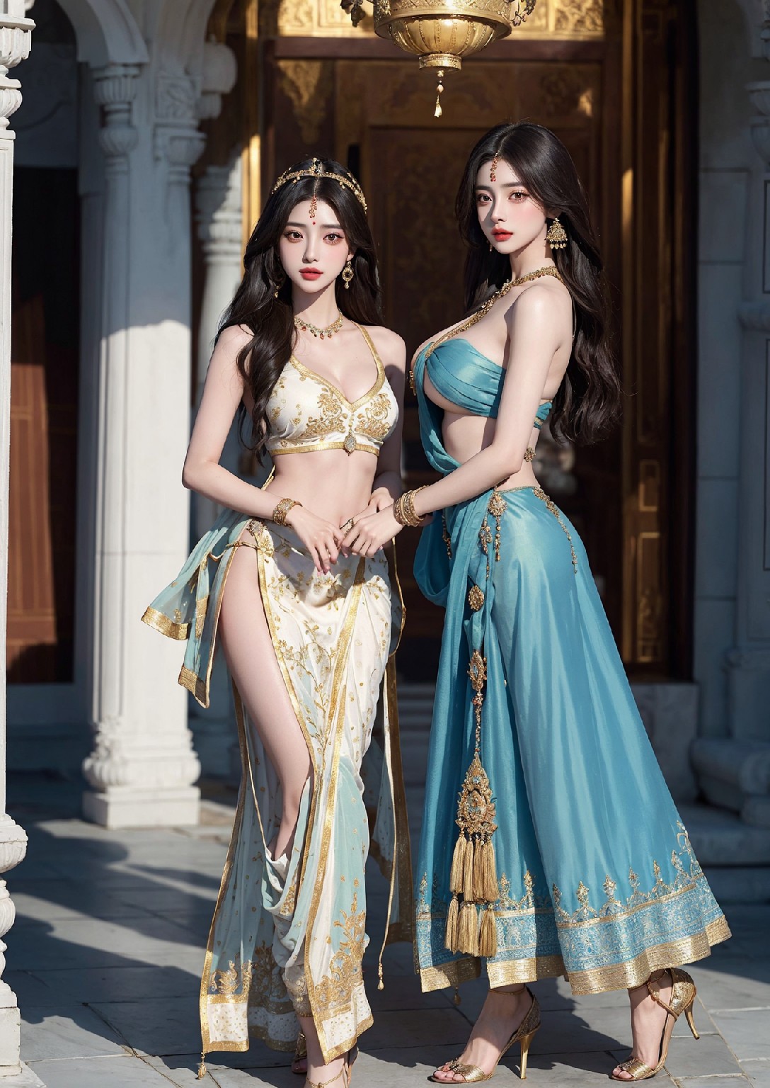 Beautiful Woman of the Taj Mahal