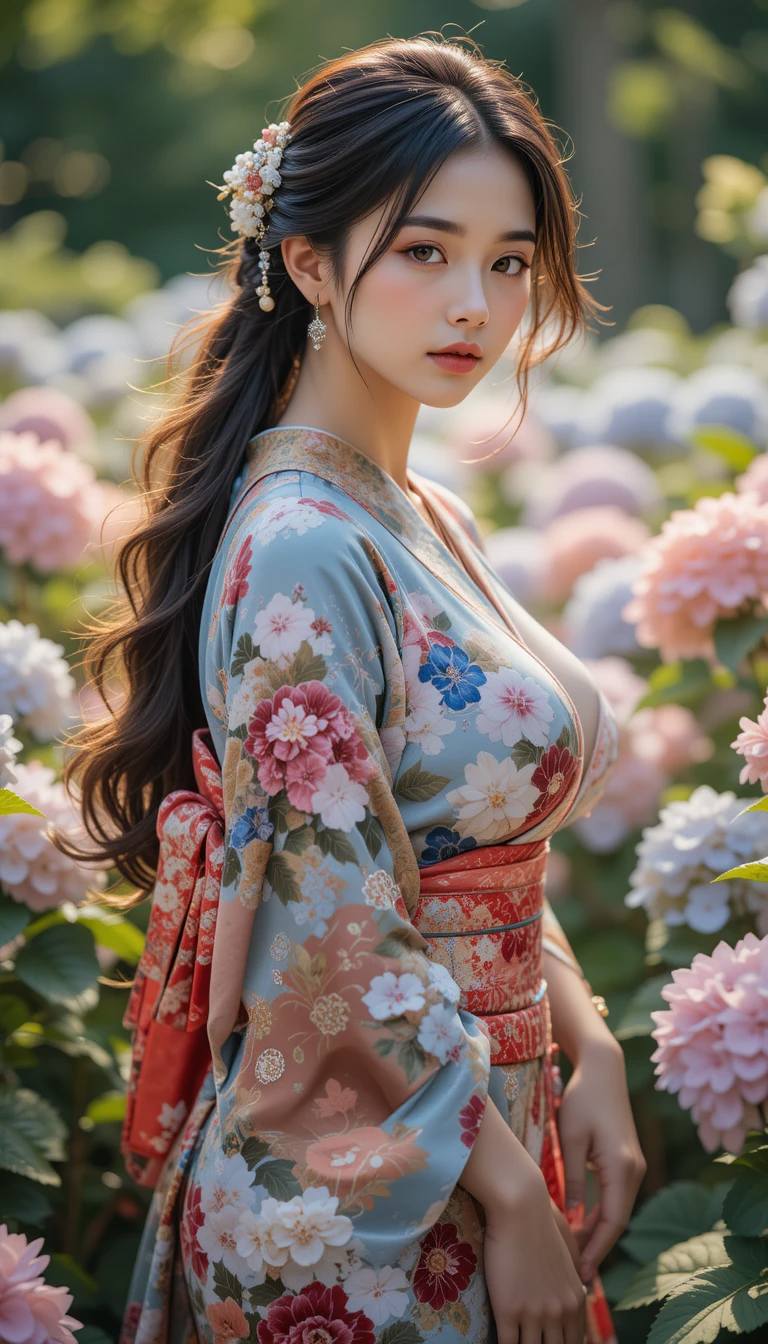 Are the flowers big or am I big?