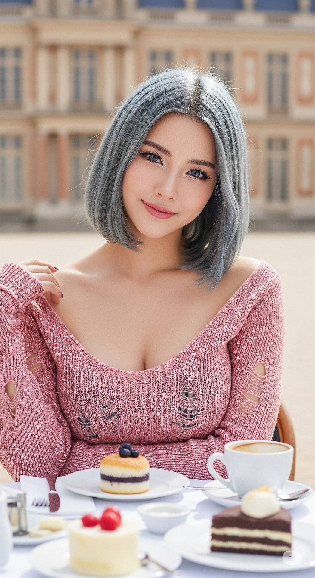 午後茶影