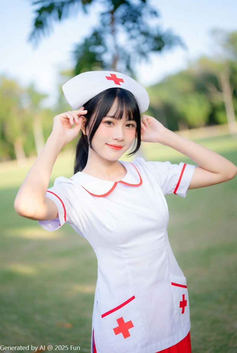 最美的瞬間#2 護士裝台女