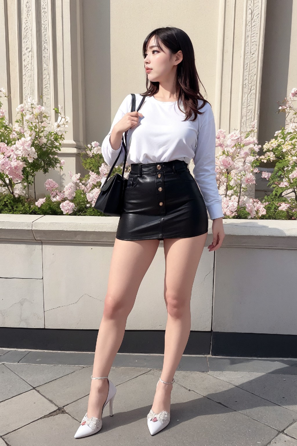 Flower-lined beauty
