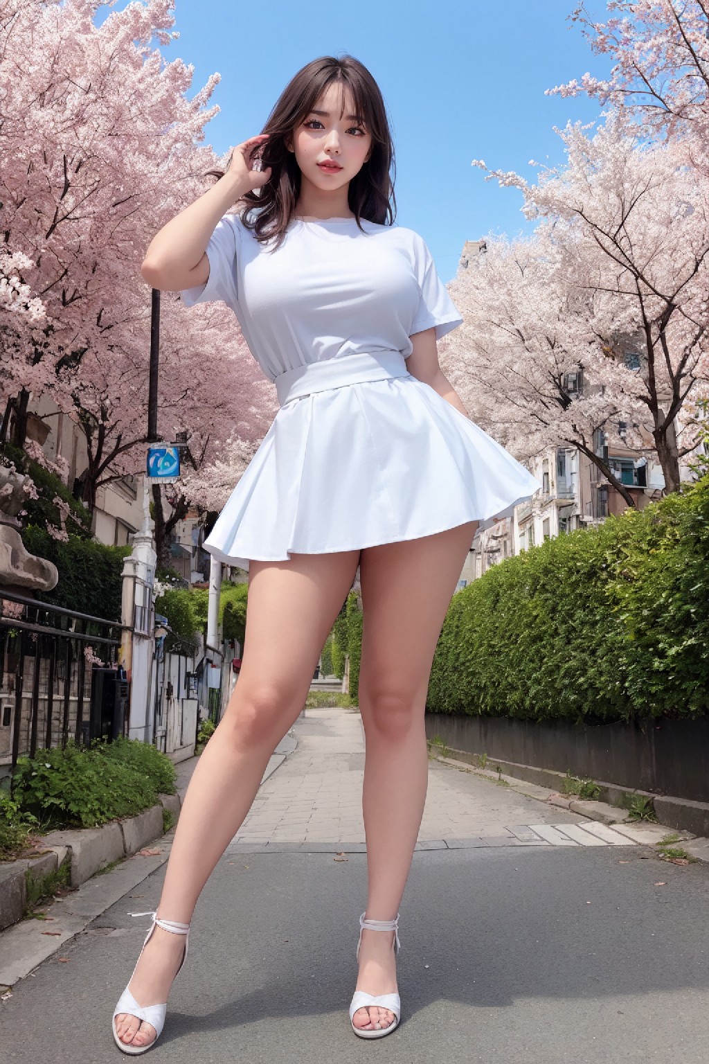 Flower-lined beauty
