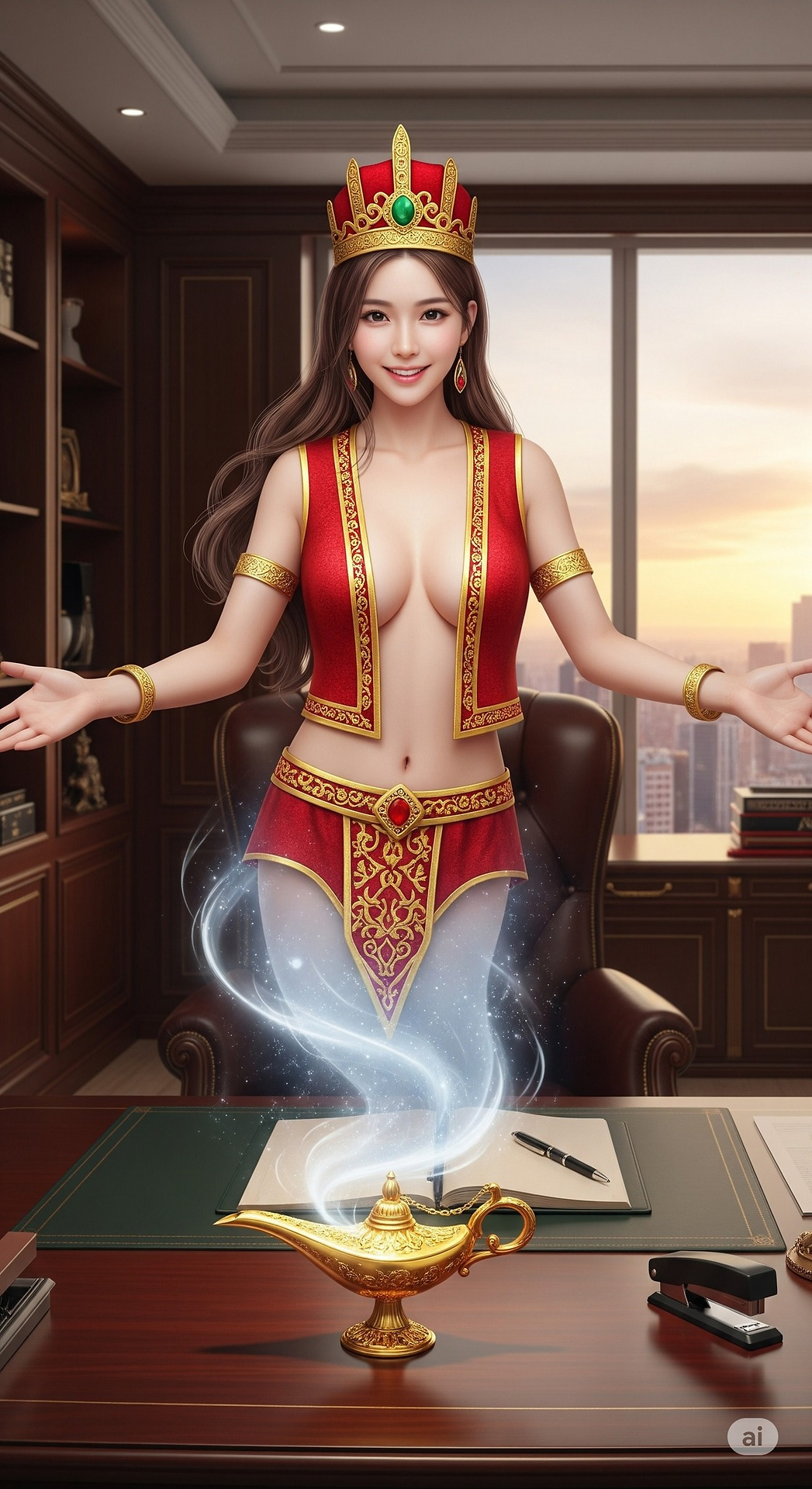 神燈美女精靈