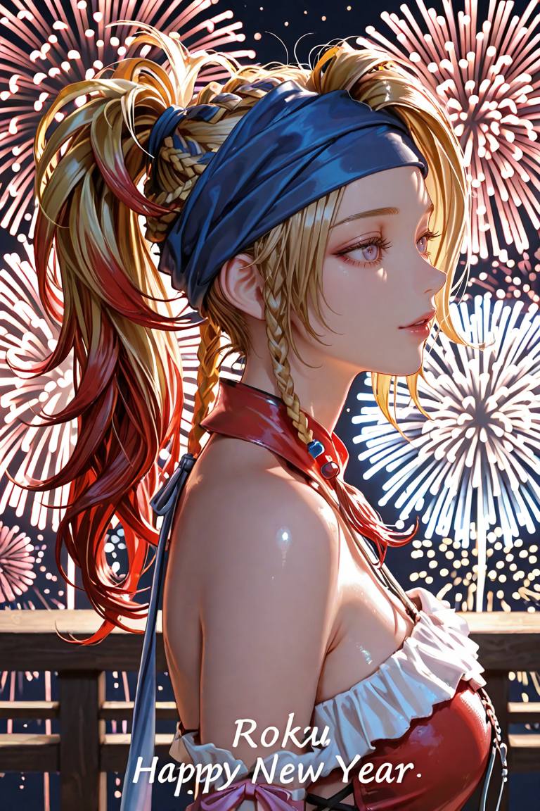 動漫美女迎接2026