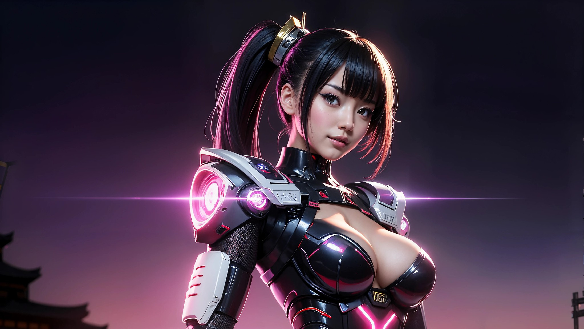Cyberpunk Ninja Assassin