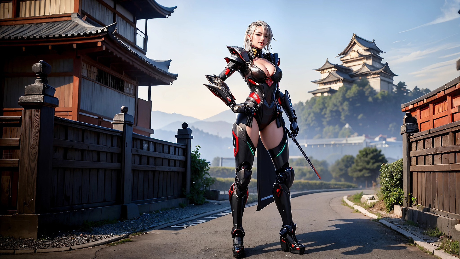 Cyberpunk Ninja Assassin