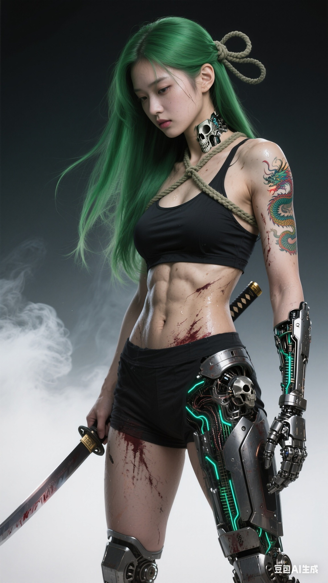 Green-haired Warrior