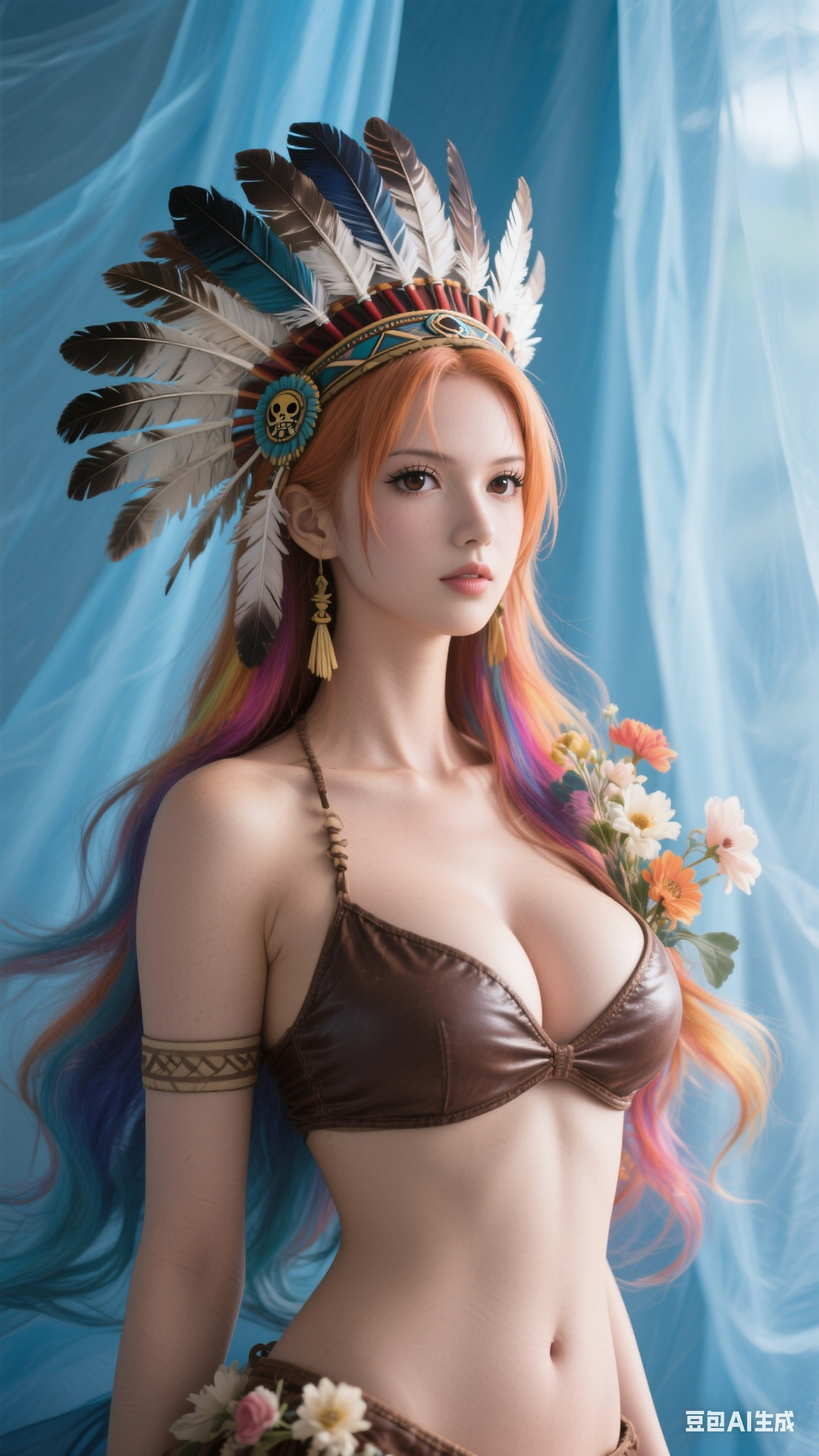 Native American Feather Headgear