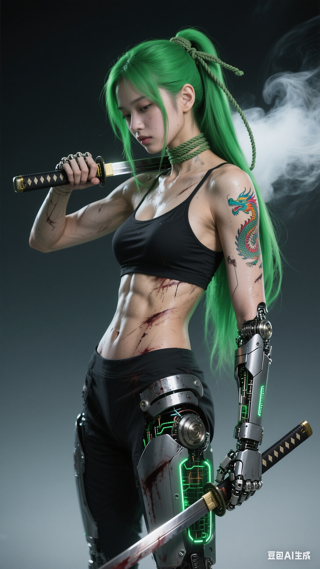 Green-haired Warrior