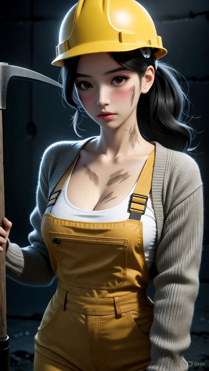 Female Miner