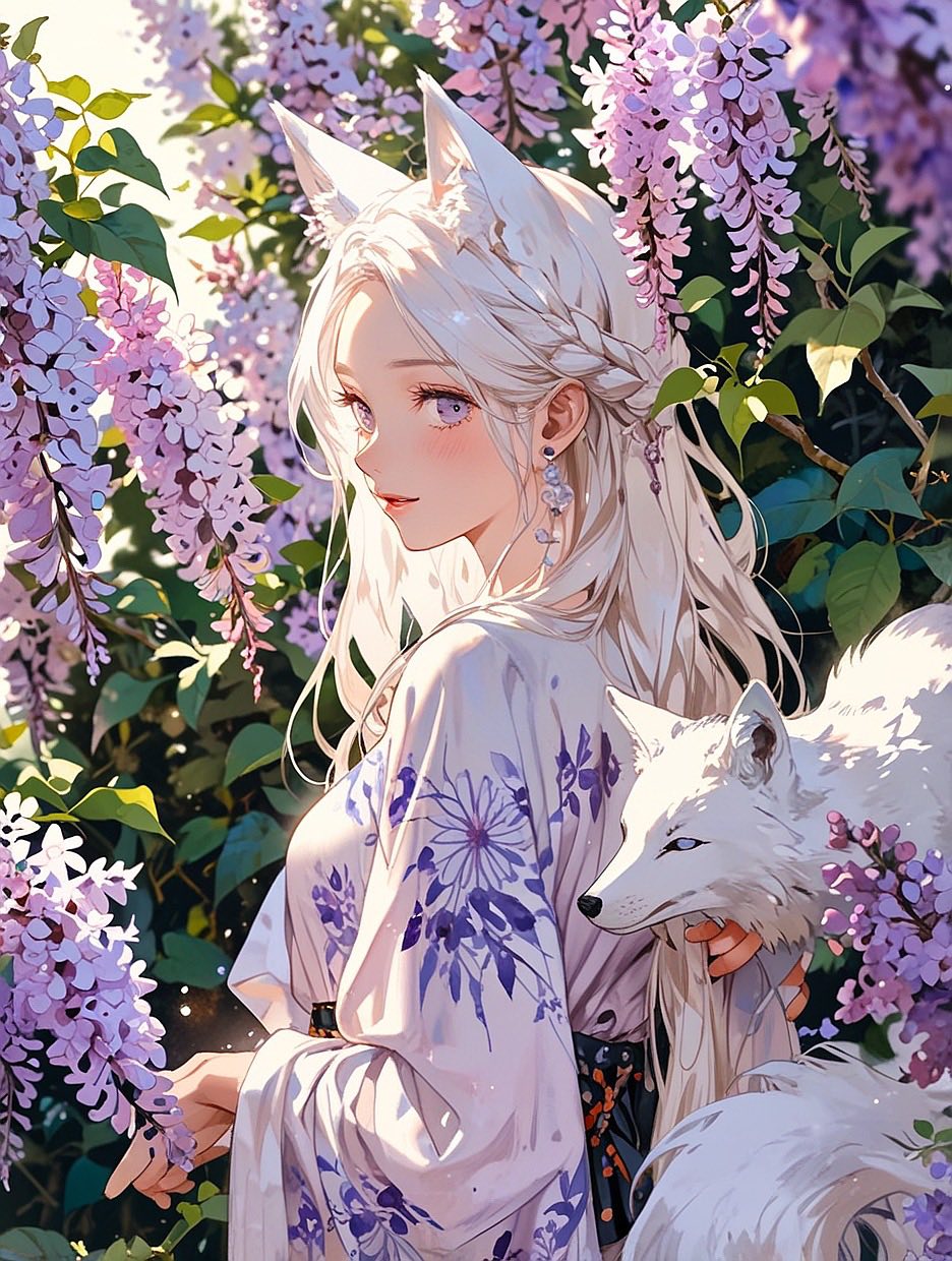 Love. Floral Series - Lilac
