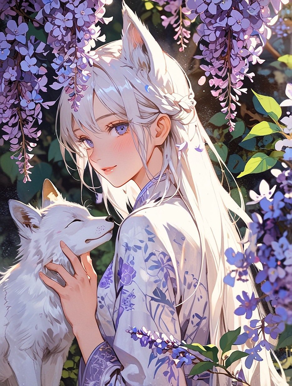 Love. Floral Series - Lilac