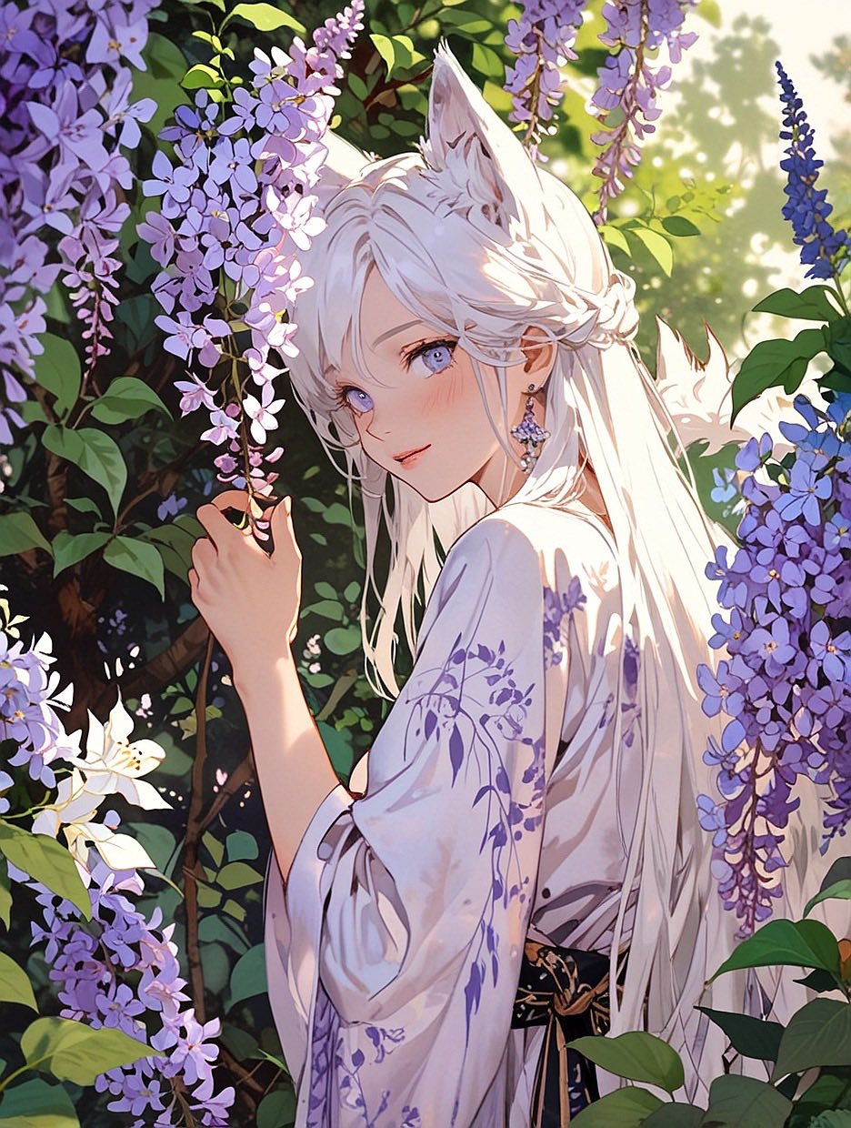 Love. Floral Series - Lilac