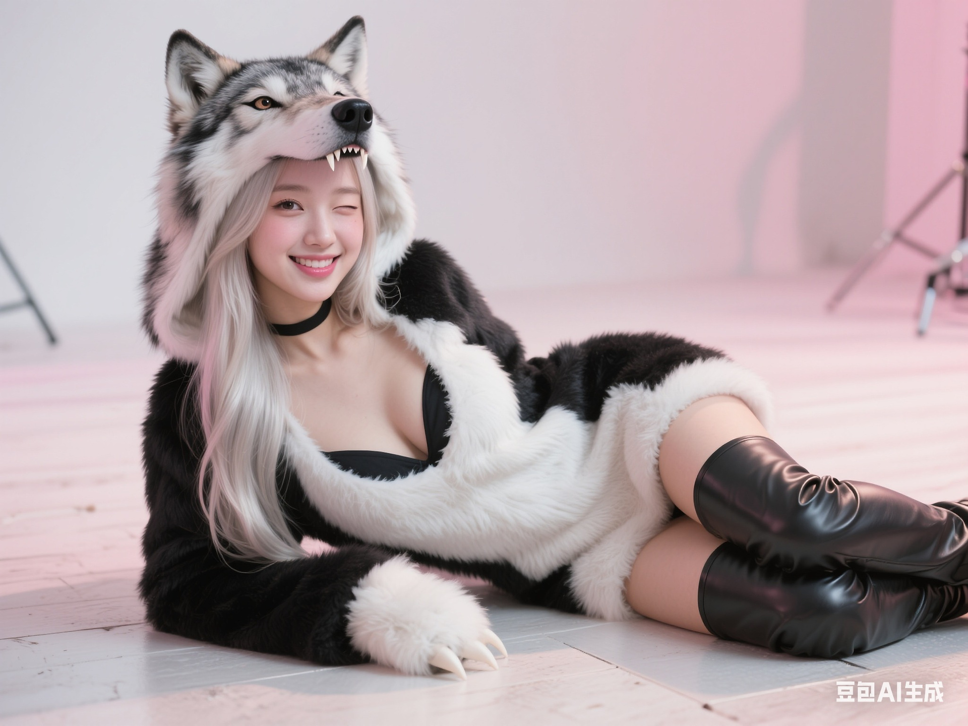 Plush Wolf Clothes