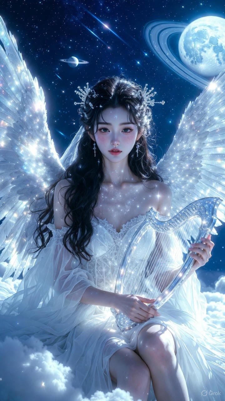 I wear moonlight clothes