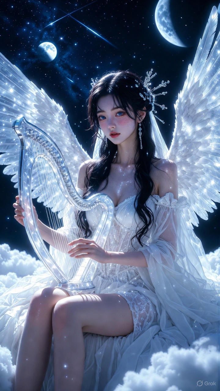 I wear moonlight clothes