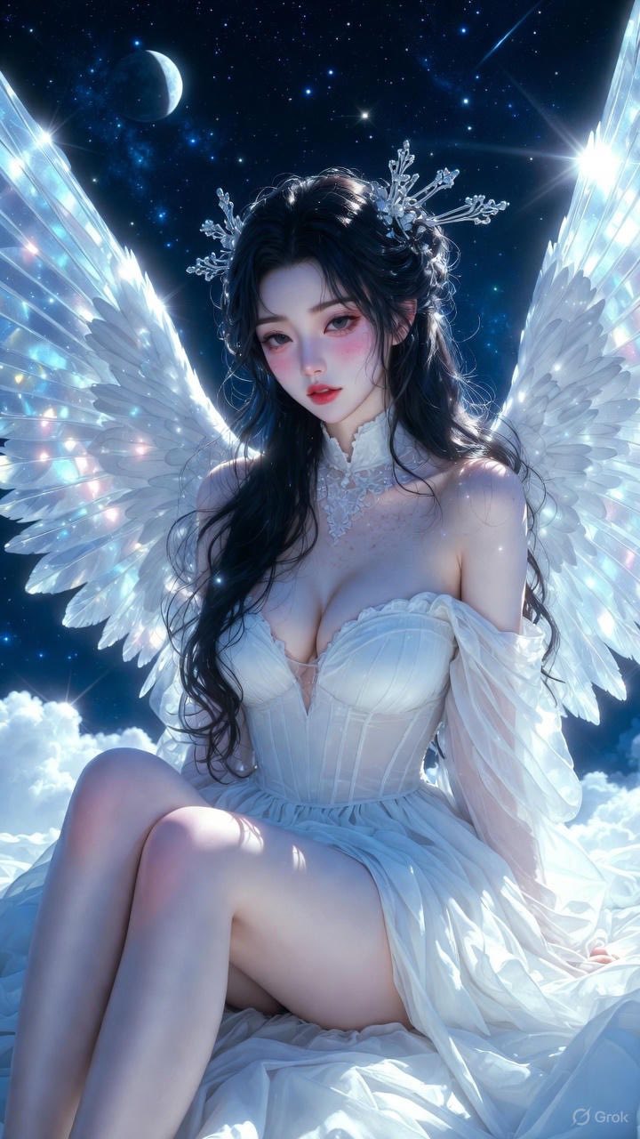 I wear moonlight clothes