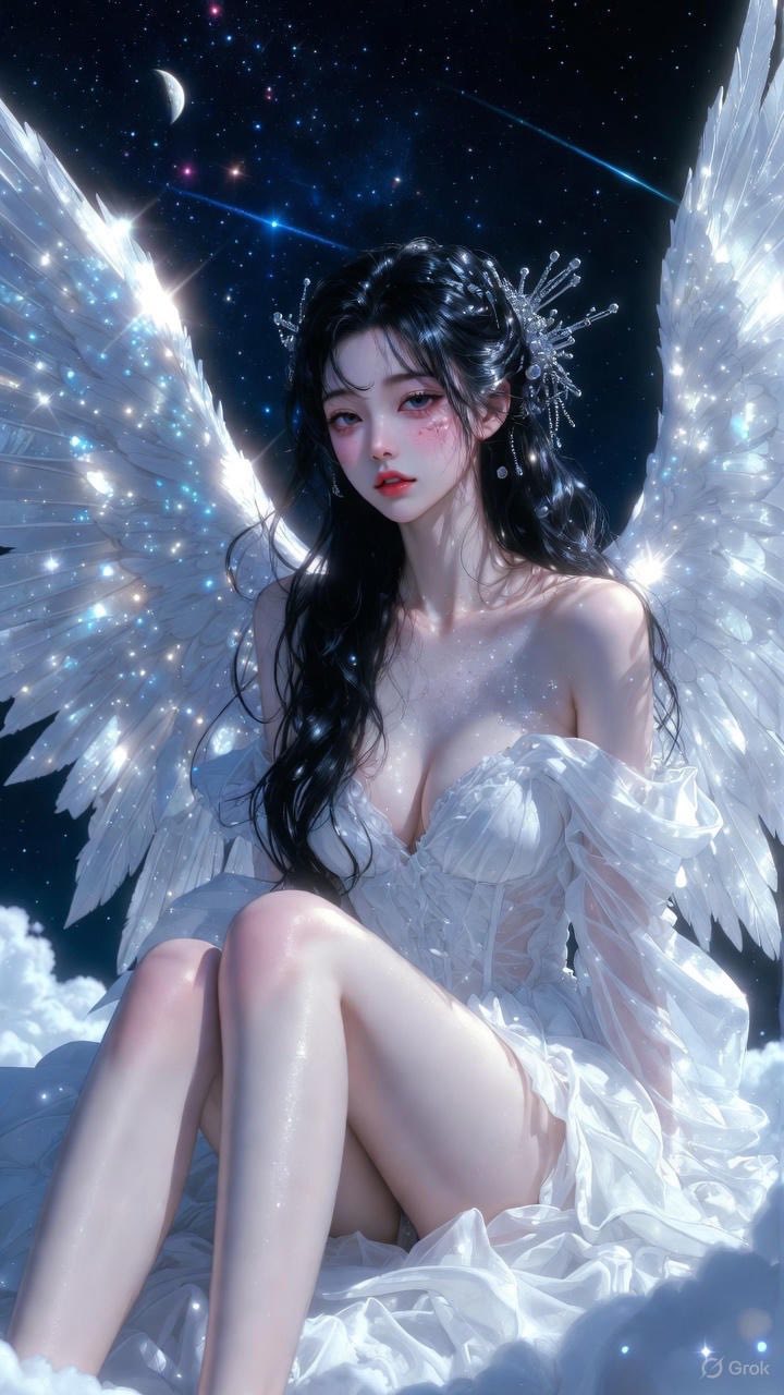 I wear moonlight clothes
