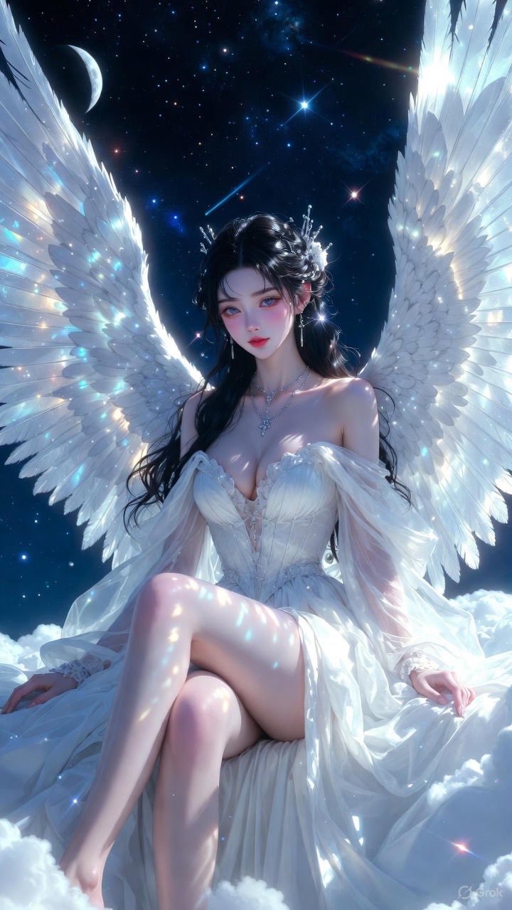 I wear moonlight clothes