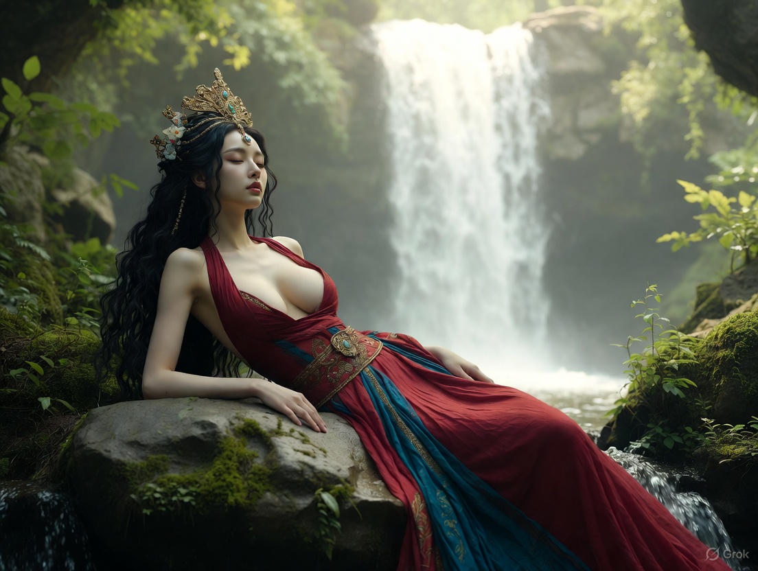 Gold Headdress Goddess