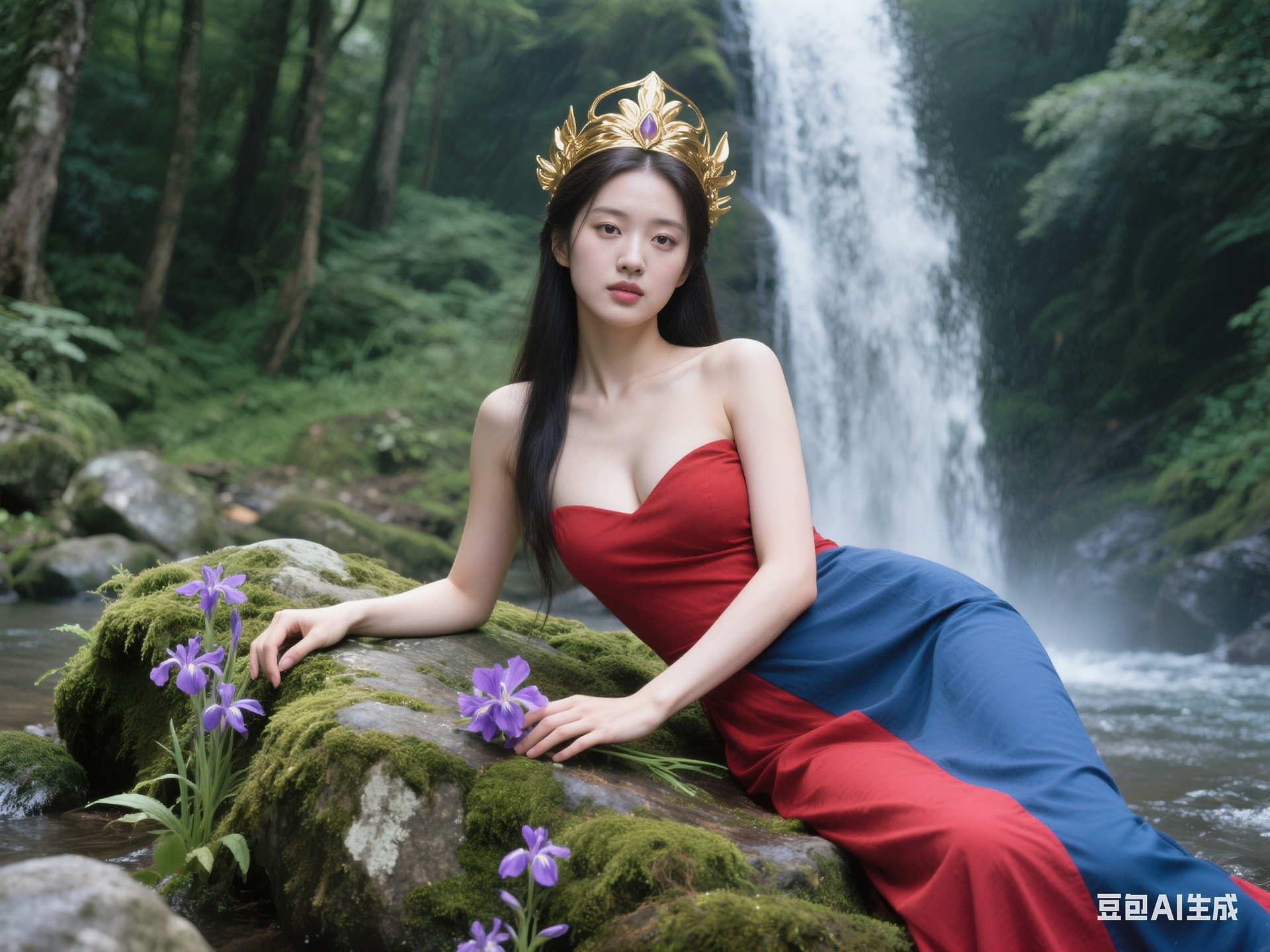 Gold Headdress Goddess