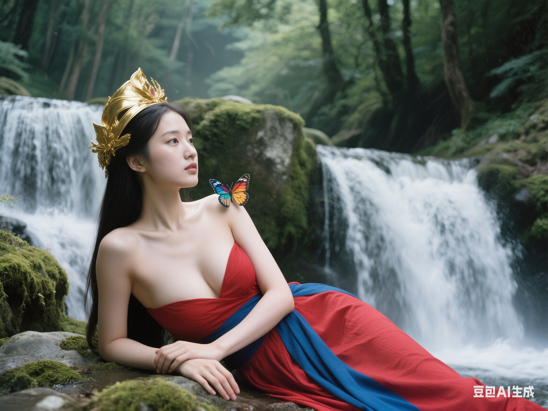 Gold Headdress Goddess