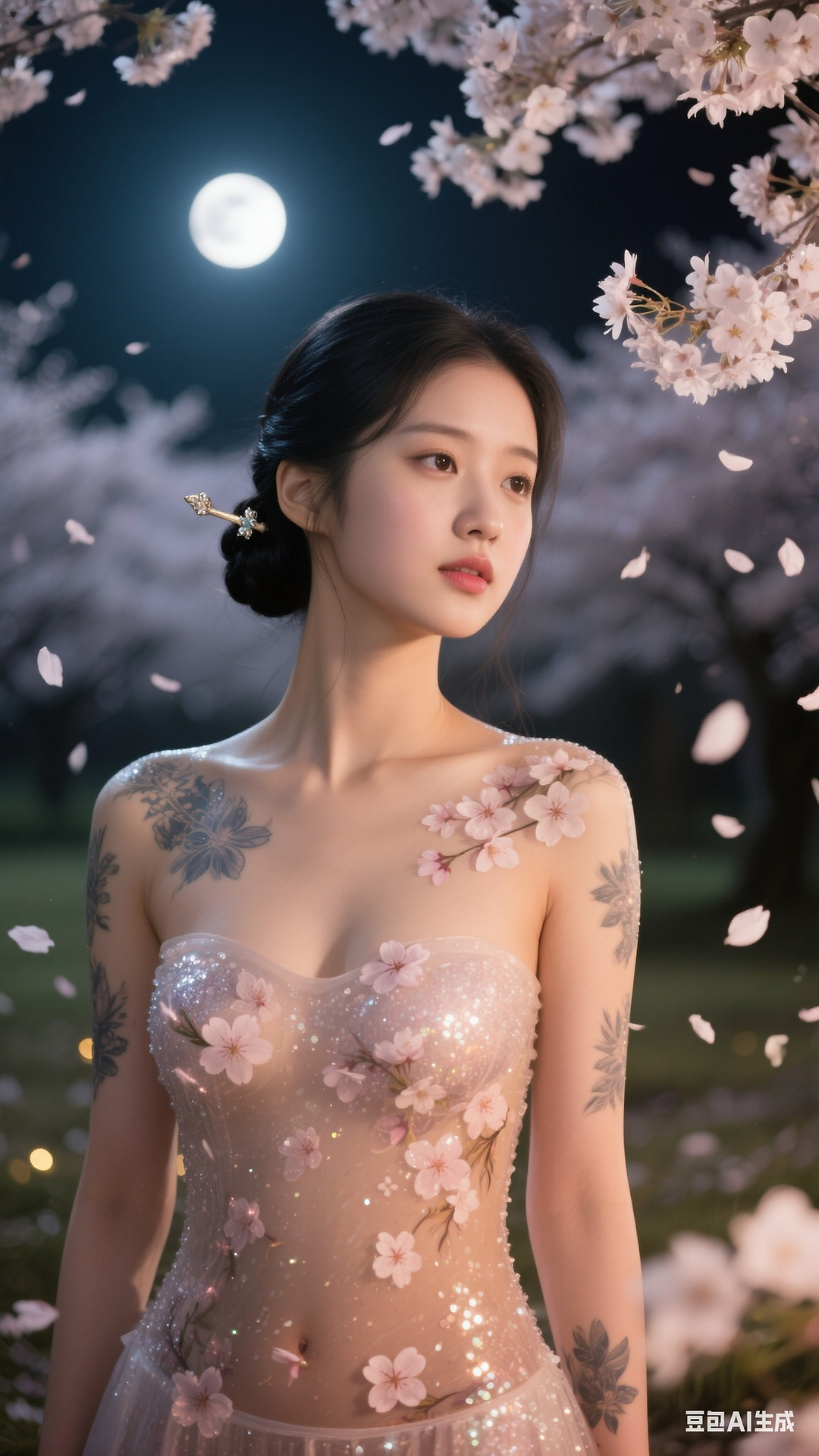 Sakura Petal Tattoo