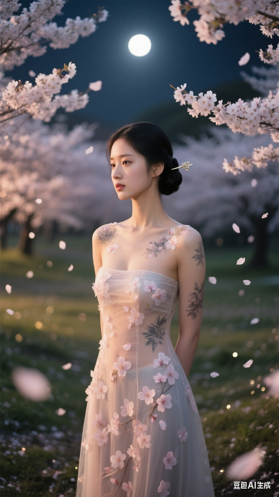 Sakura Petal Tattoo