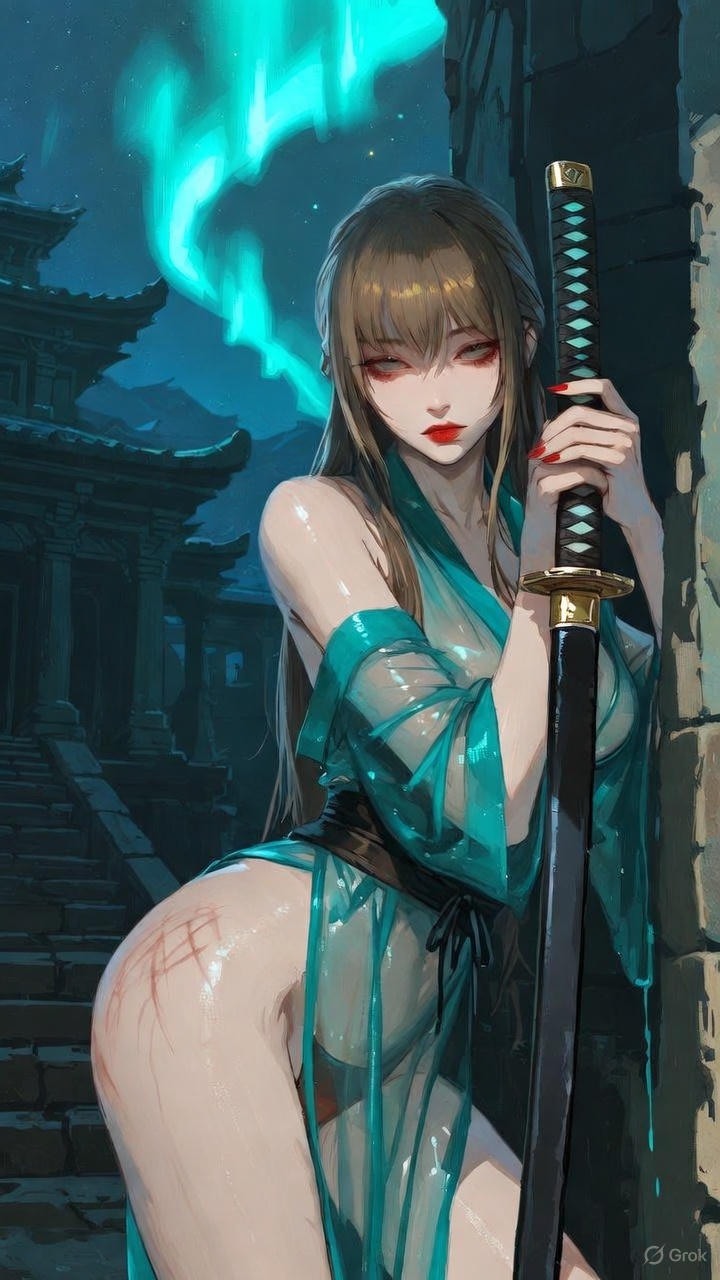 Turquoise Monk Costume