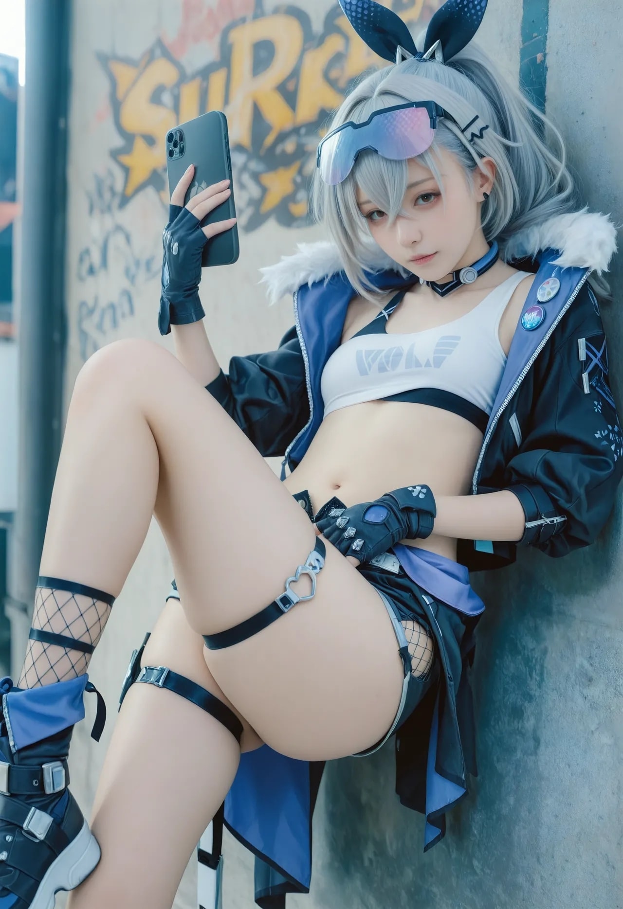 Silver wolf cosplay