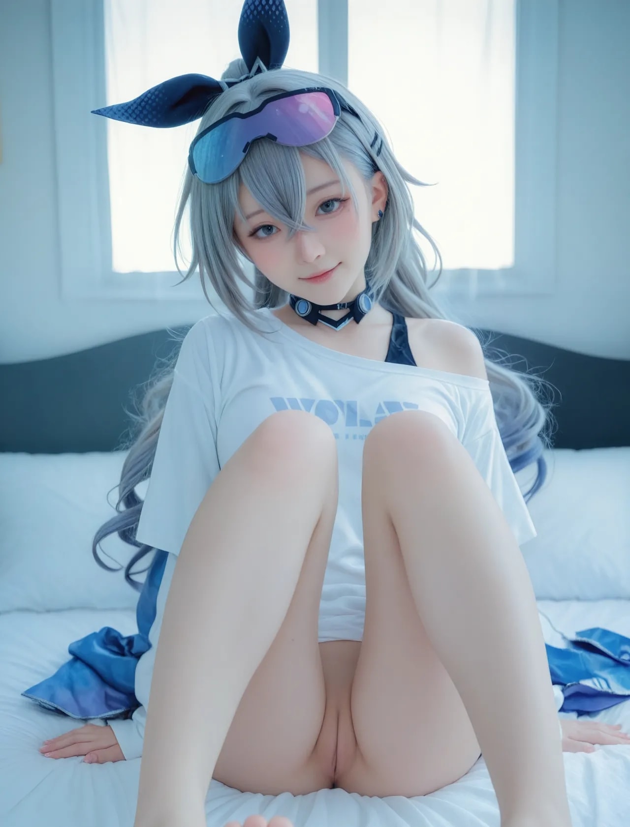Silver wolf cosplay