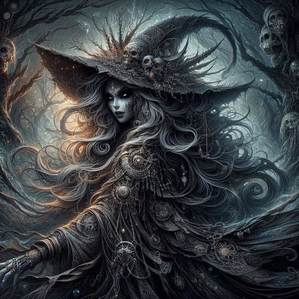 Fantasy x Beautiful Witch x Darkness