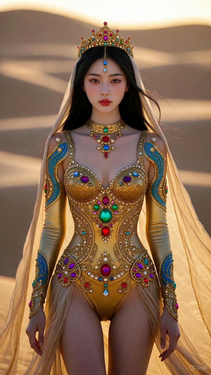 Golden Gem Decorative Tights