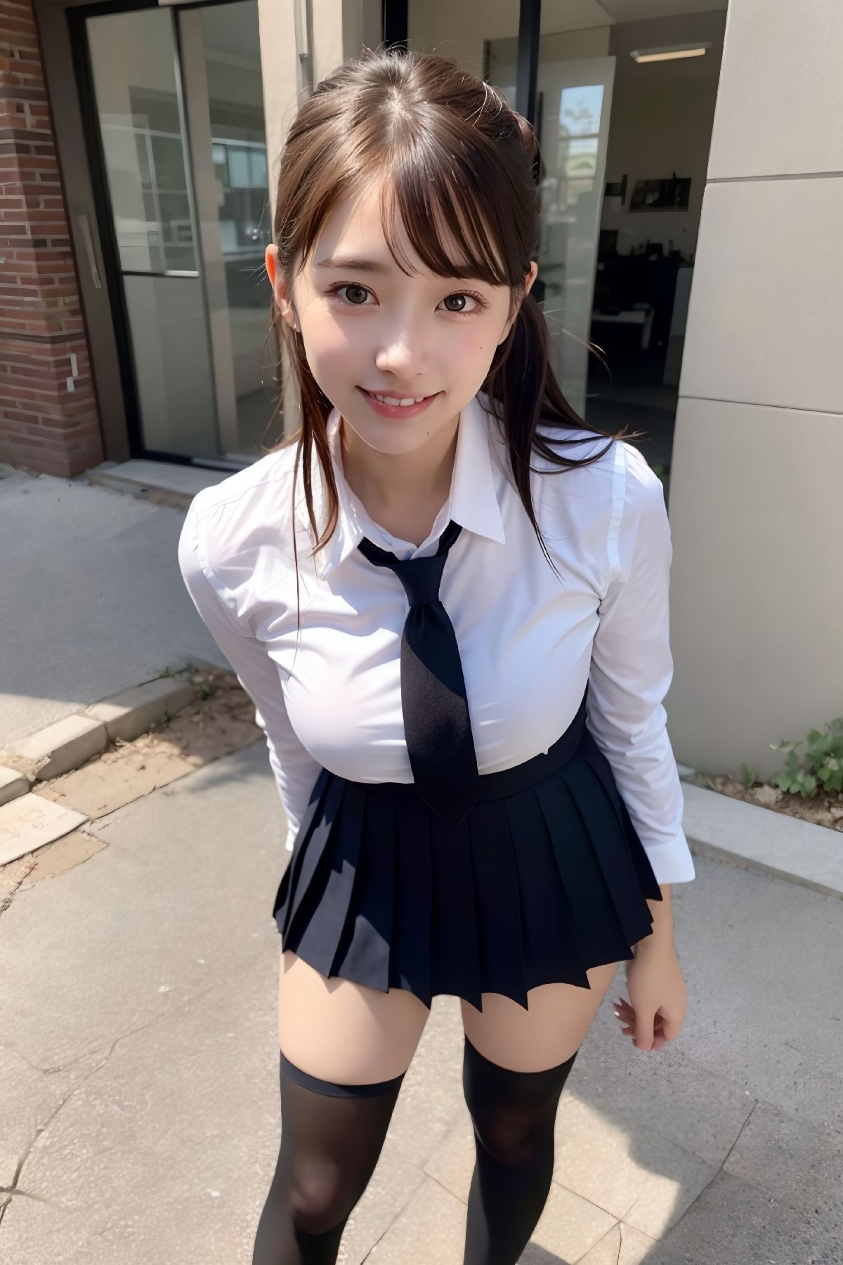 Female high school student