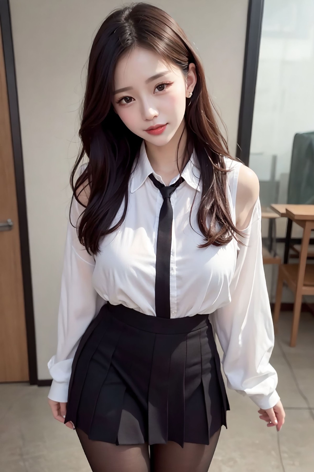 Female high school student