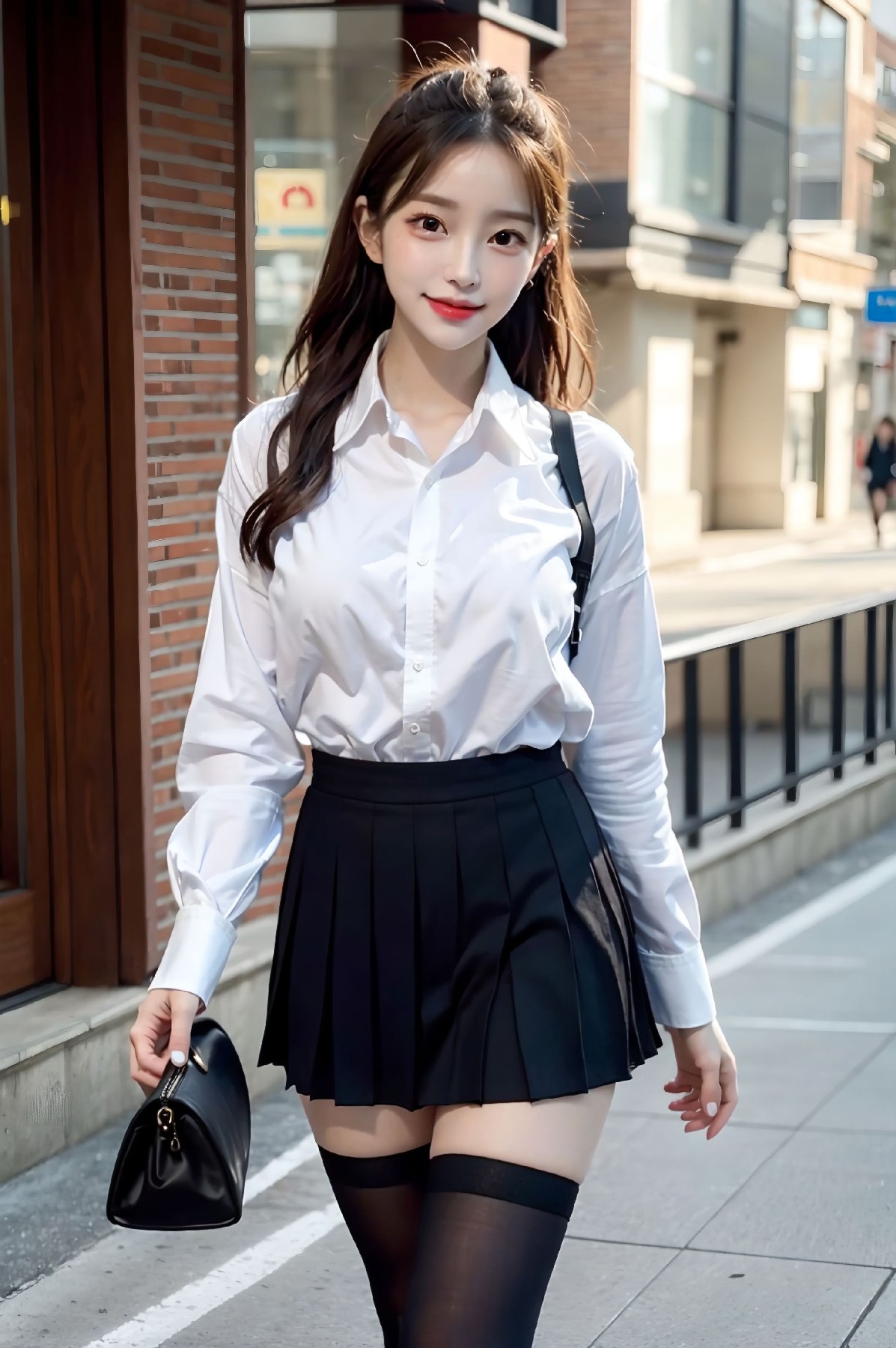 Female high school student