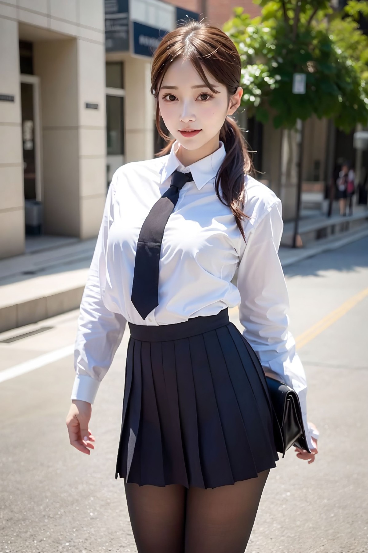 Female high school student