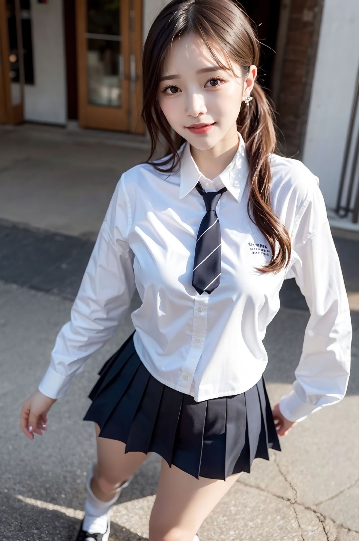 Female high school student