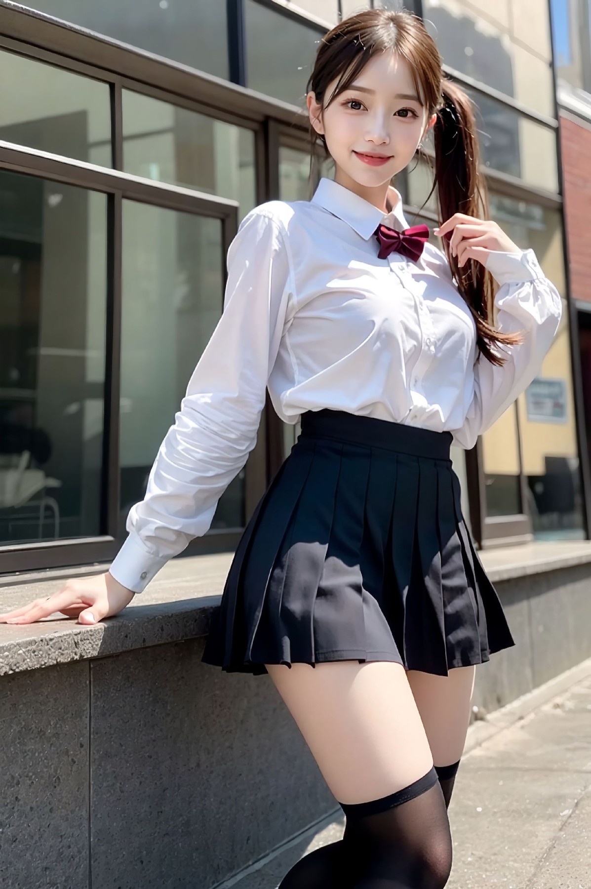 Female high school student