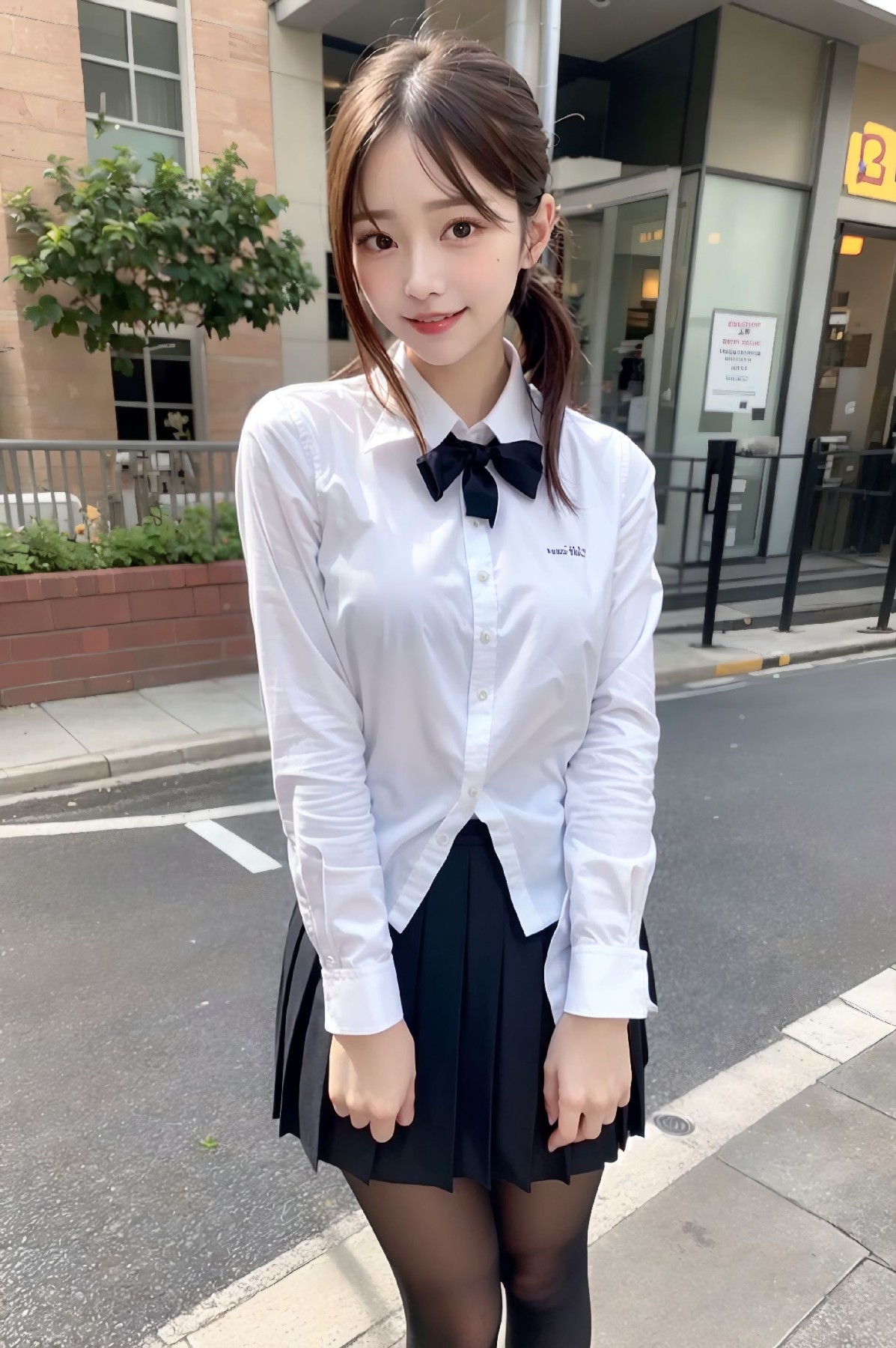 Female high school student