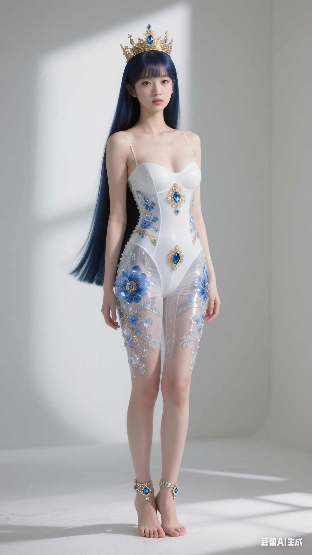 White gem jumpsuit