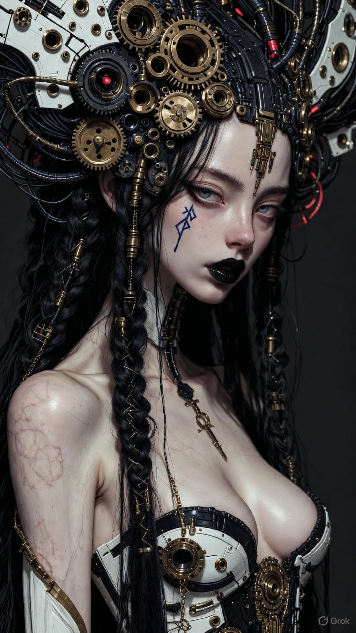 Dystopian Goth Maiden