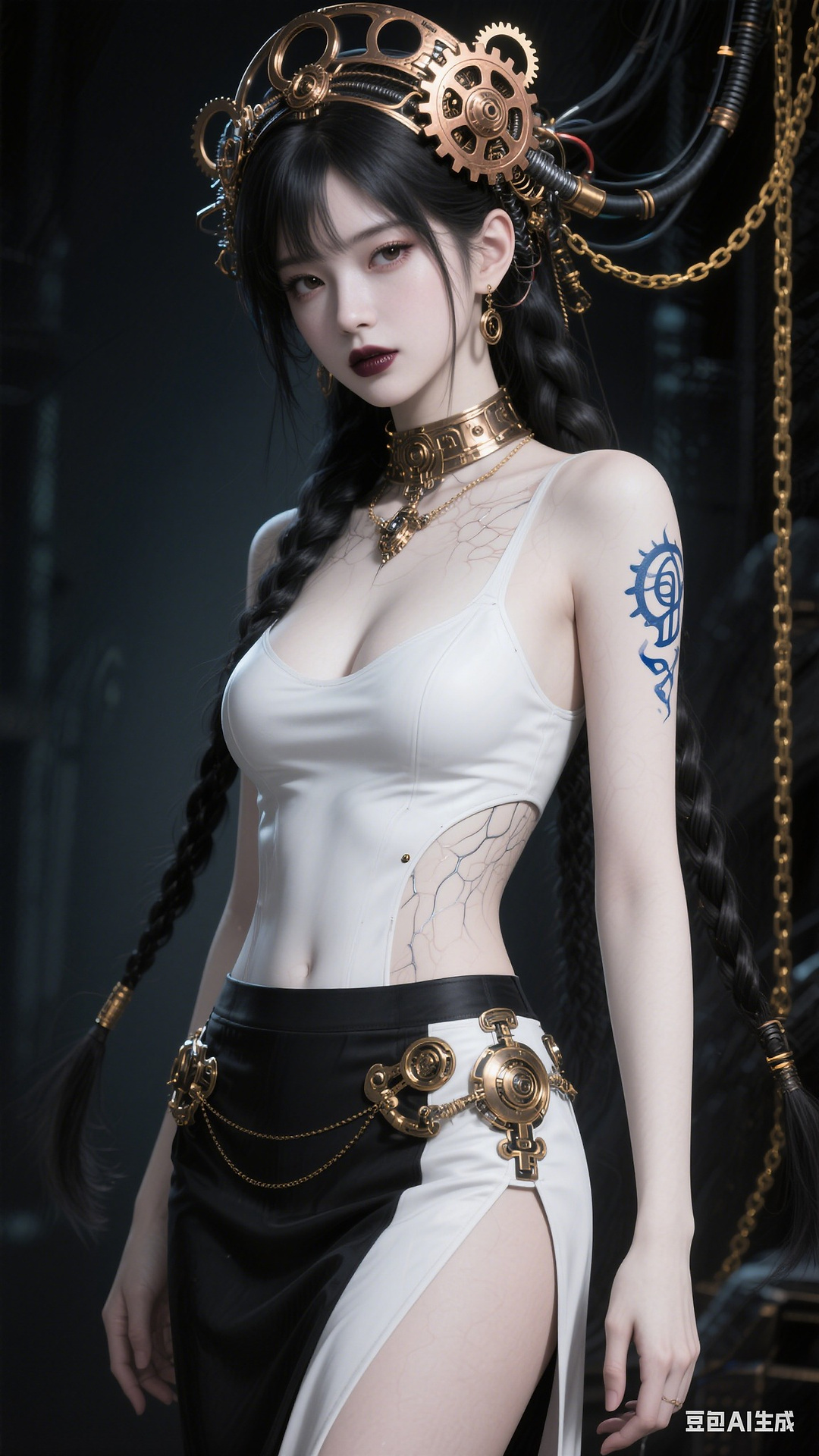 Dystopian Goth Maiden