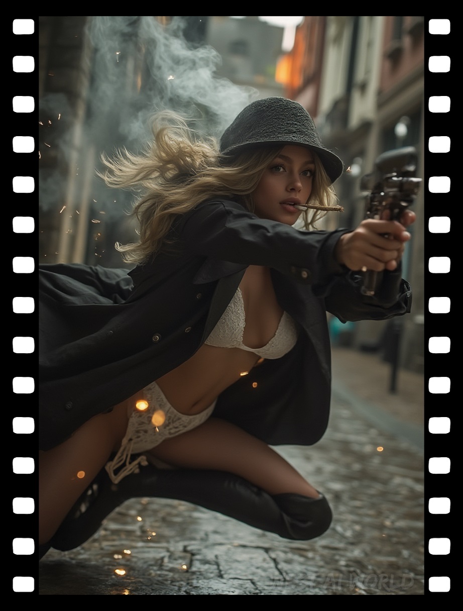 A fierce shootout is underway