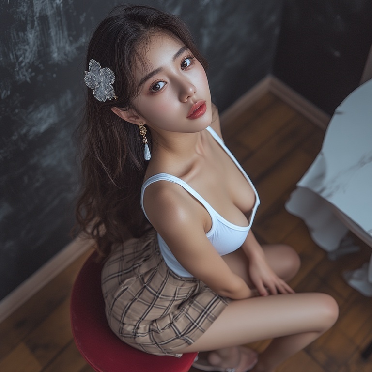 She felt the gaze before she saw it