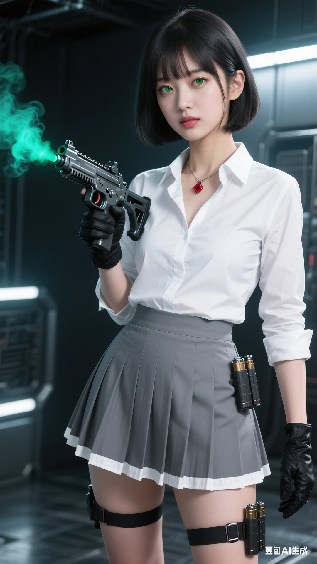 Girl with a gun